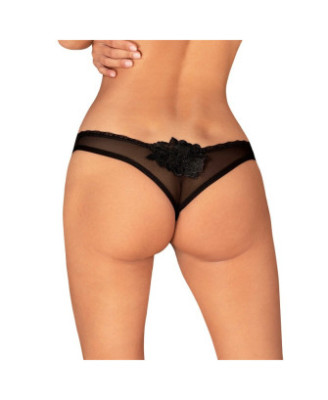Latinesa string ouvert - Noir